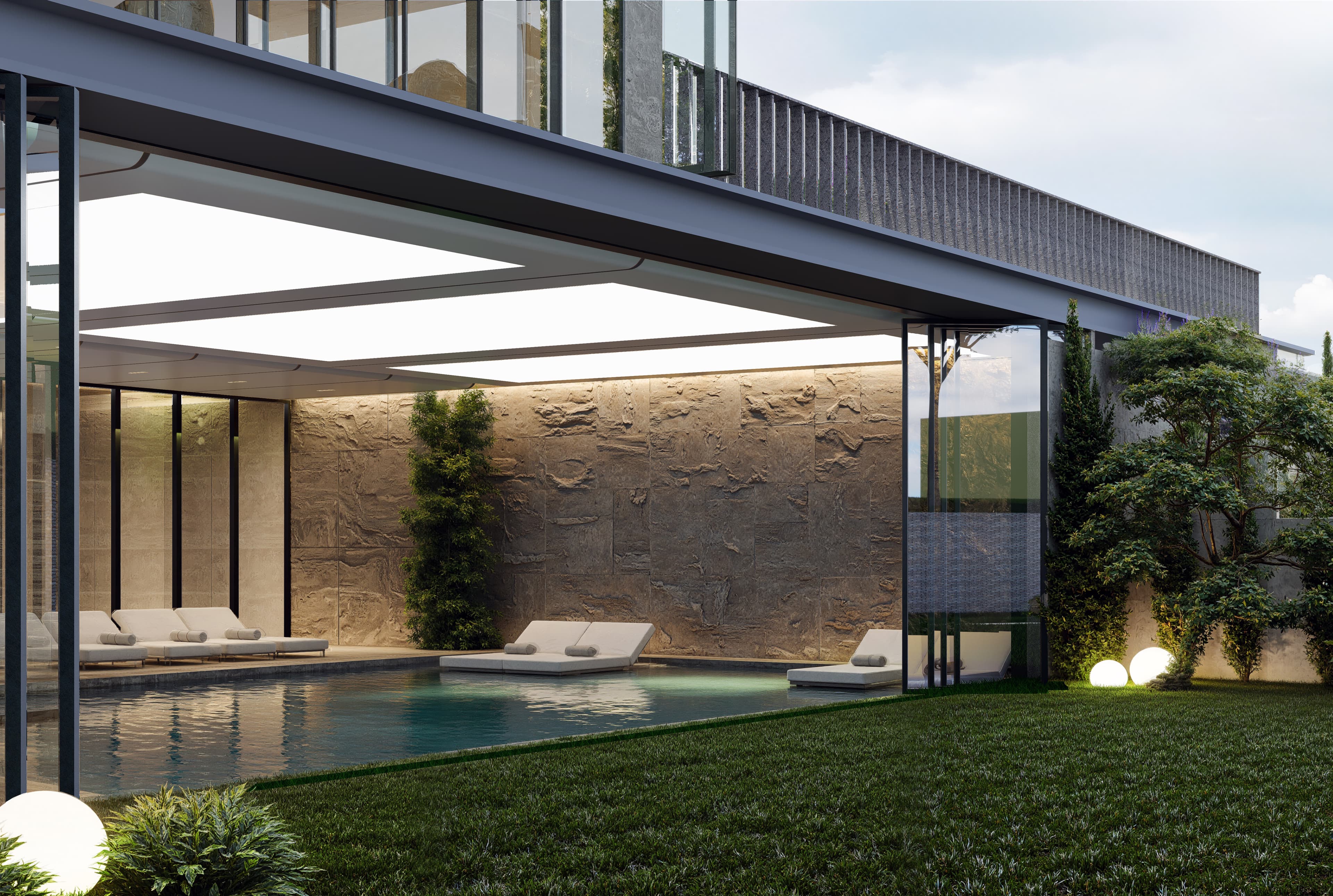 Hillstone Pendik Modern Mimari Detayı