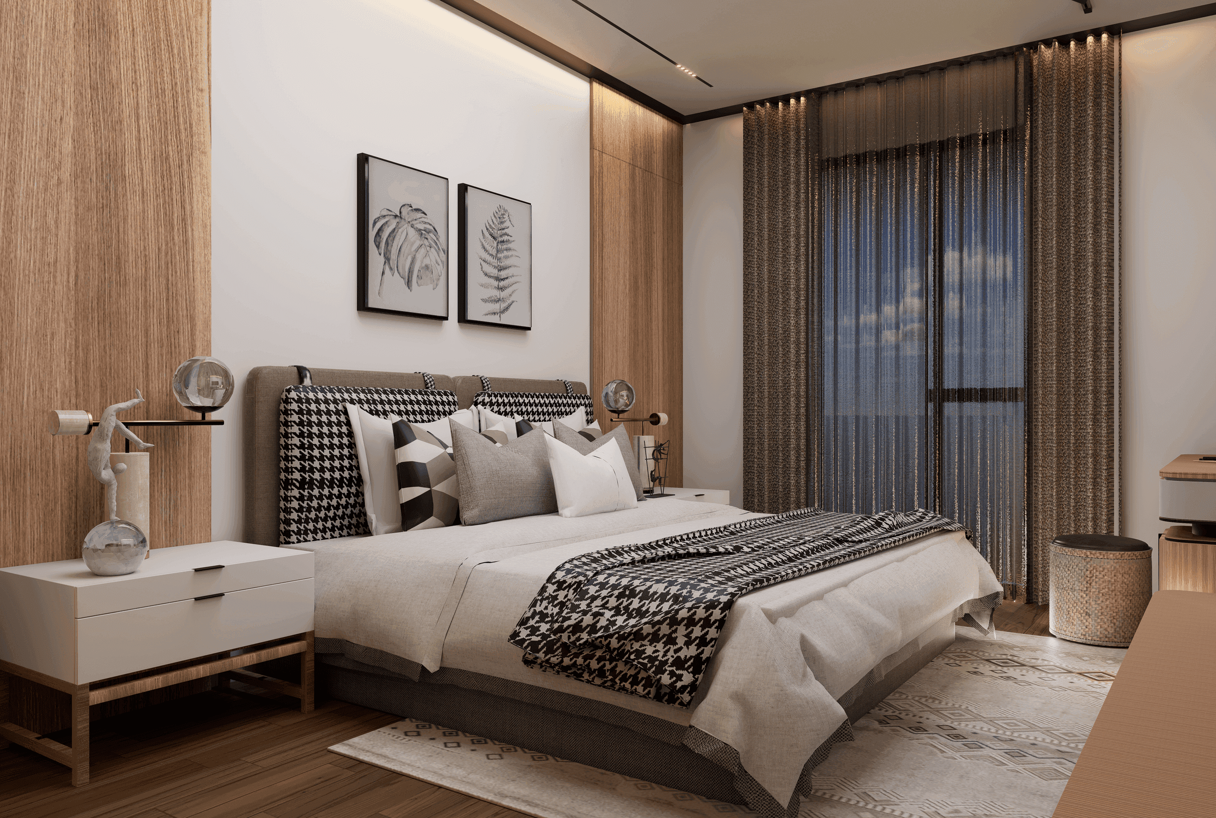 Interior of a 3+1 family apartment at Hillstone Pendik